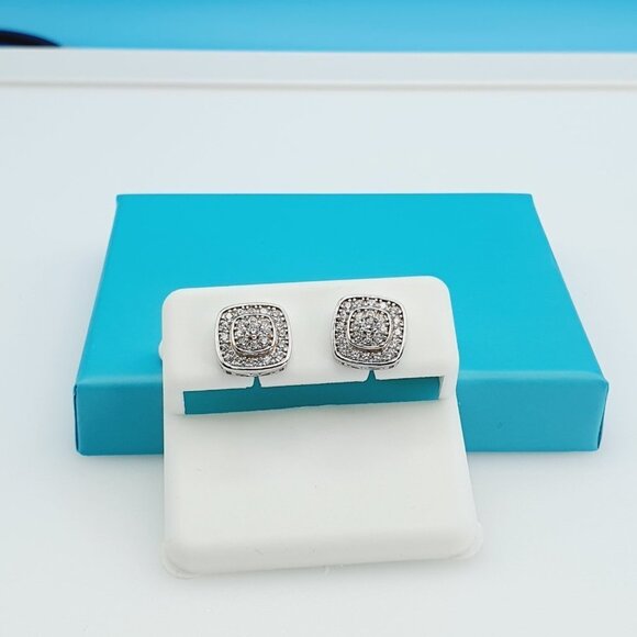"925 Sterling Silver CZ Beautiful Earrings for Women, 1USPAR4194 - Picture 9 of 11
